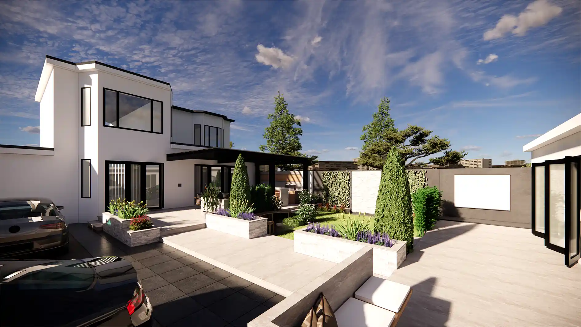 Ashburton Avenue, Ilford — Exterior Landscaping & Garden Design interior design London by Interior Studio Ltd — image 7
