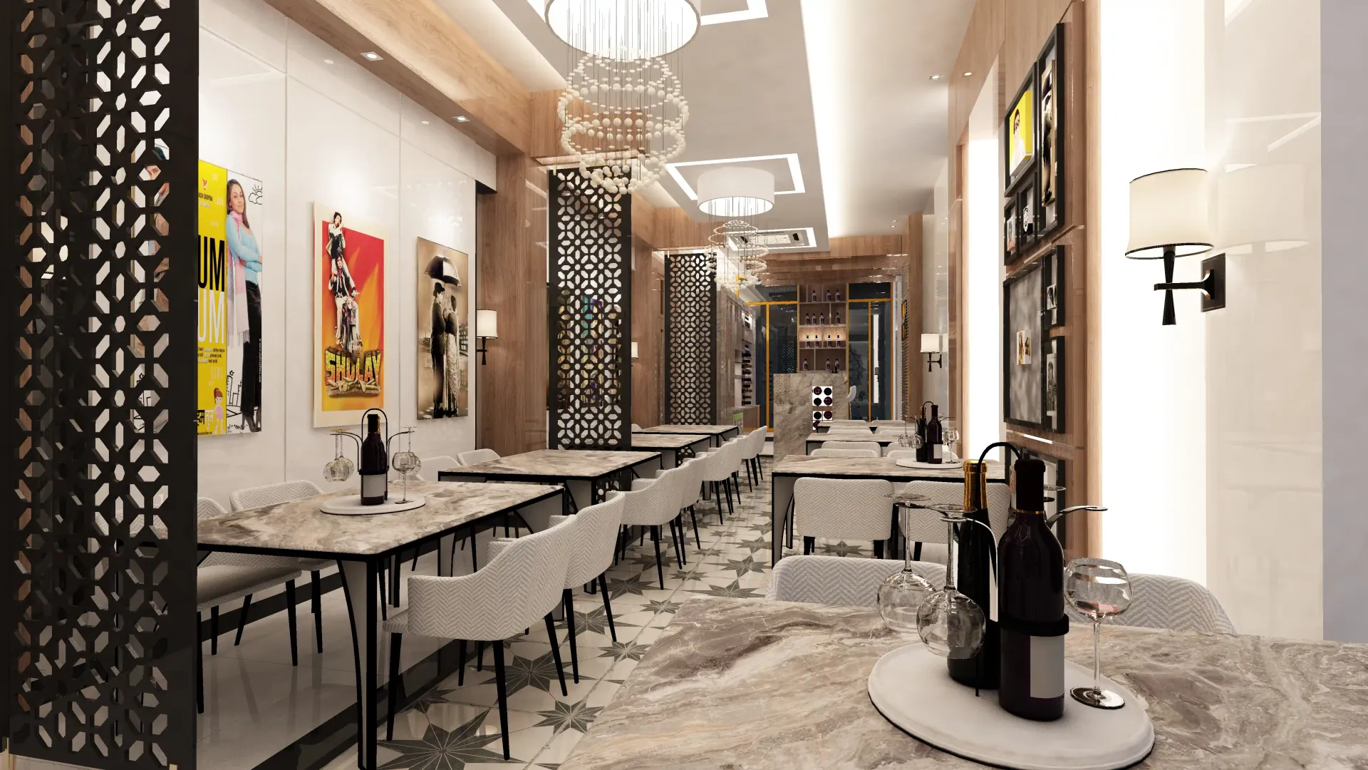Dhoom Restaurant,  London interior design London by Interior Studio Ltd — image 1