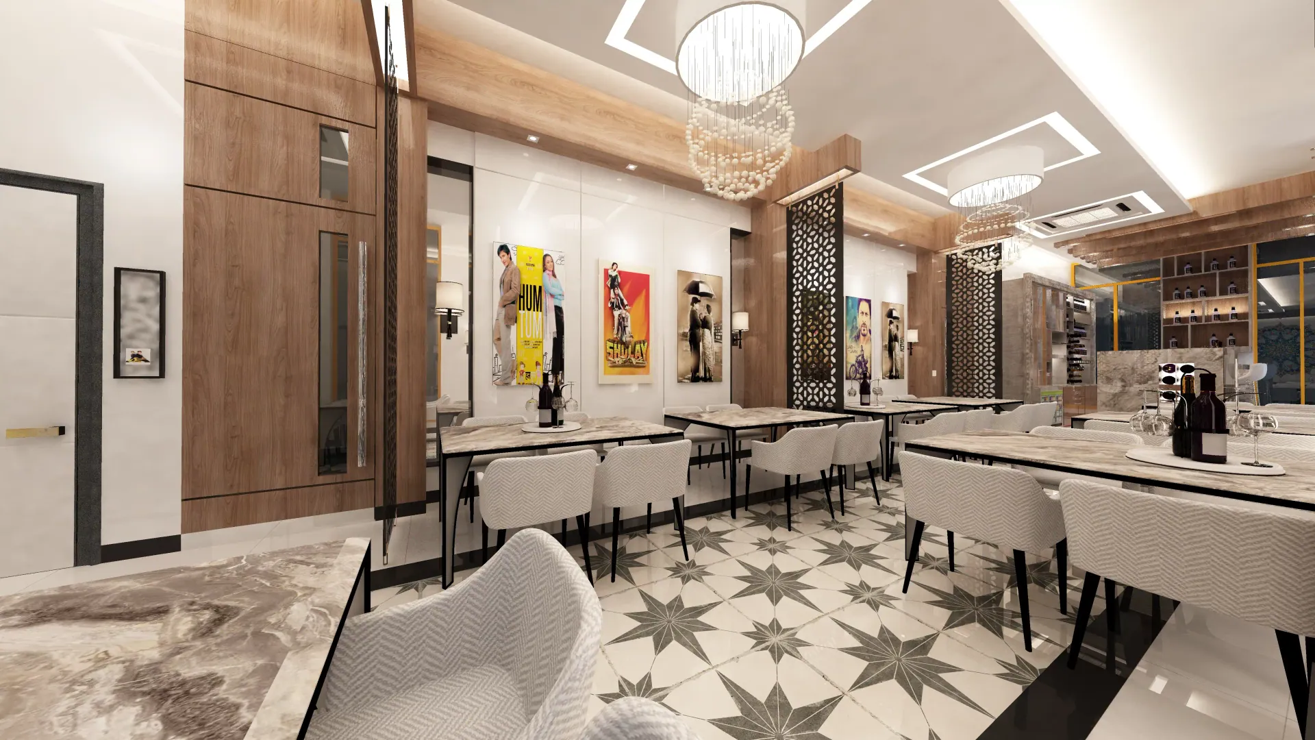 Dhoom Restaurant,  London interior design London by Interior Studio Ltd — image 10