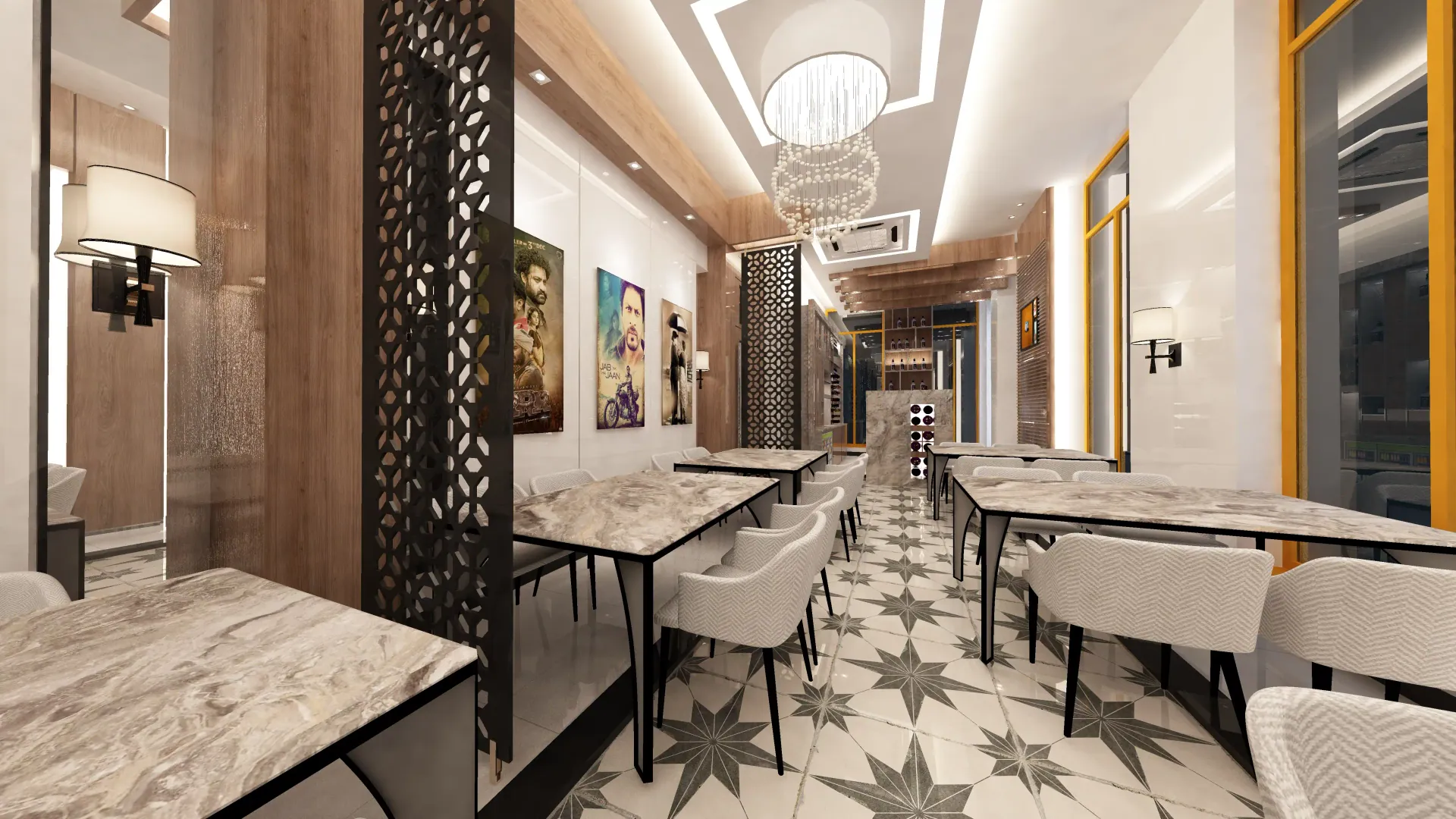Dhoom Restaurant,  London interior design London by Interior Studio Ltd — image 3