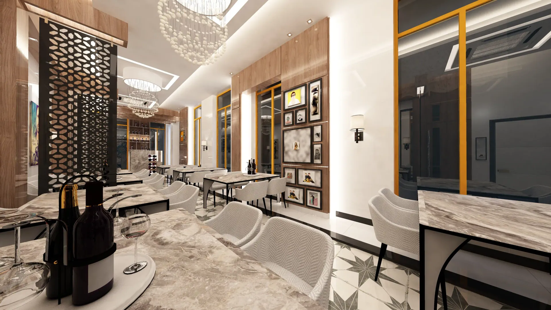 Dhoom Restaurant,  London interior design London by Interior Studio Ltd — image 7