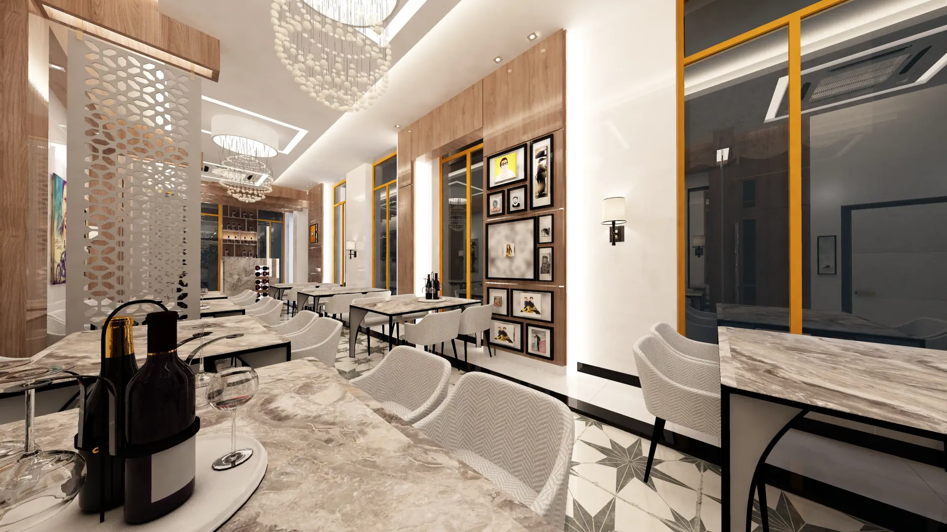 Dhoom Restaurant,  London interior design London by Interior Studio Ltd — image 8